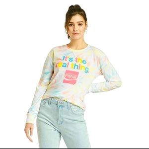 NWOT Coca-Cola It’s The Real Thing Tie-Dye Long Sleeve